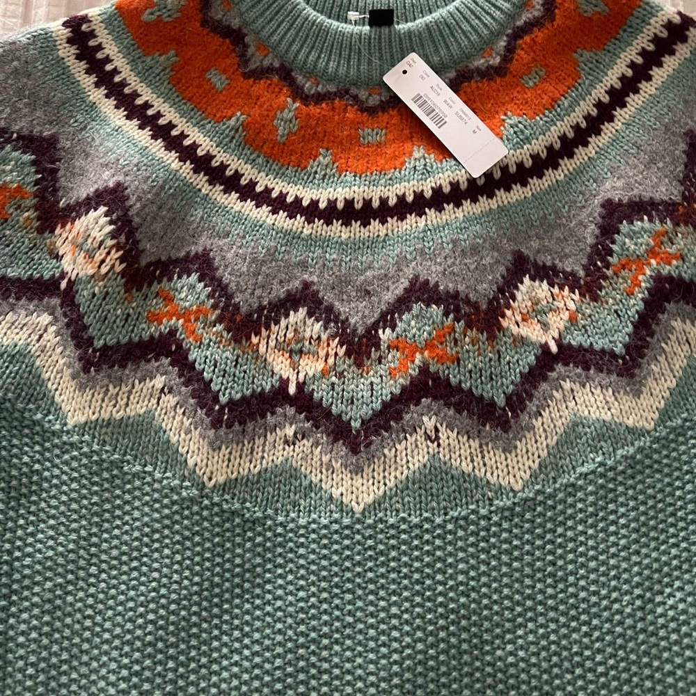 NWT JCREW Fair isle sweater